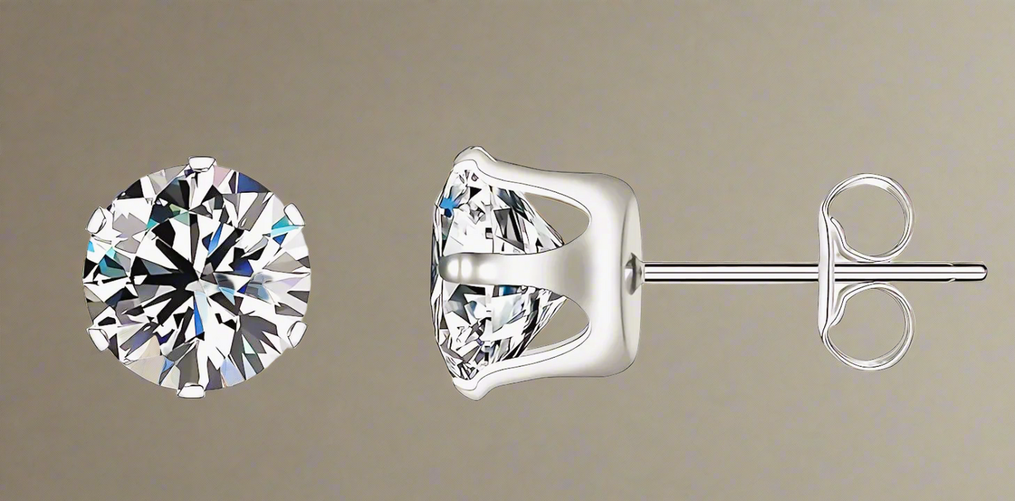 Luminous Silver Studs