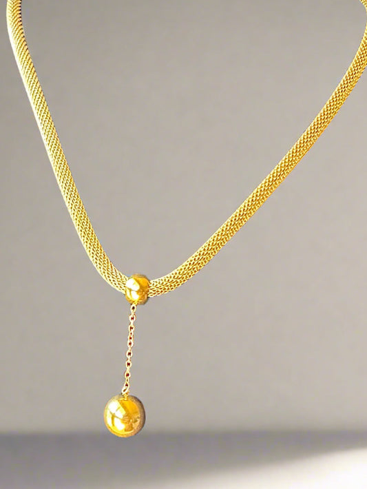 Modern Geometric Chain Necklace