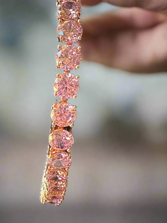 Pink Radiance Diamond Bracelet