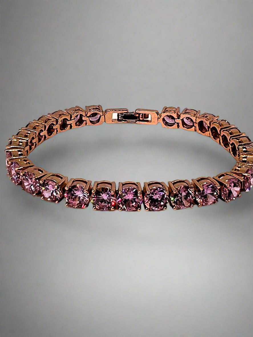 Pink Radiance Diamond Bracelet