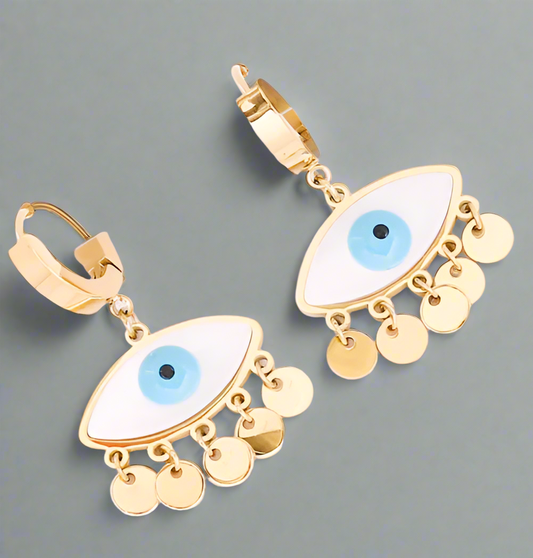 Celestial Eye Drip Earrings